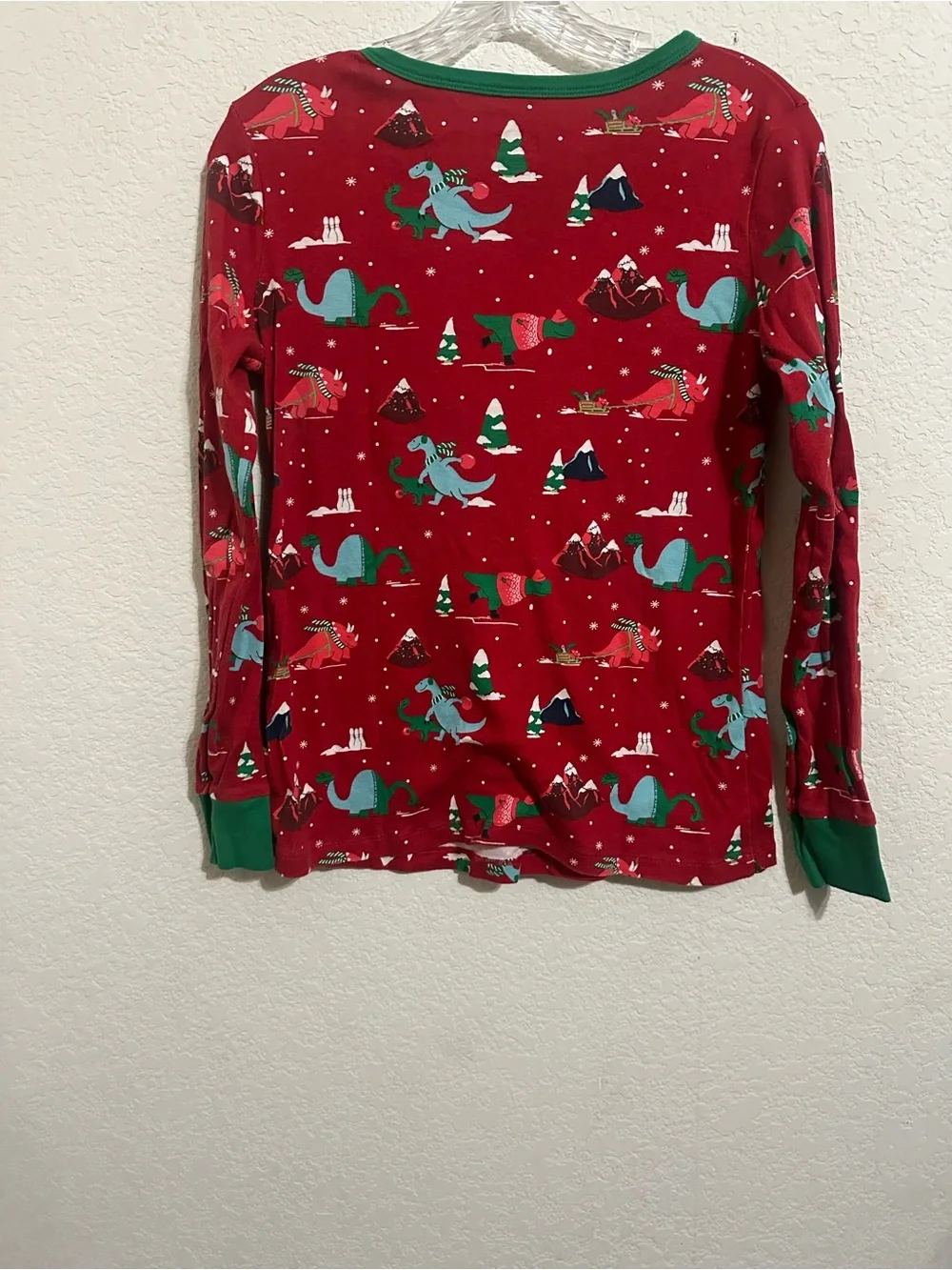 Target Woman’s Christmas Pajama Set Wondershop Size Medium Dinosaur Print - Picture 3 of 5